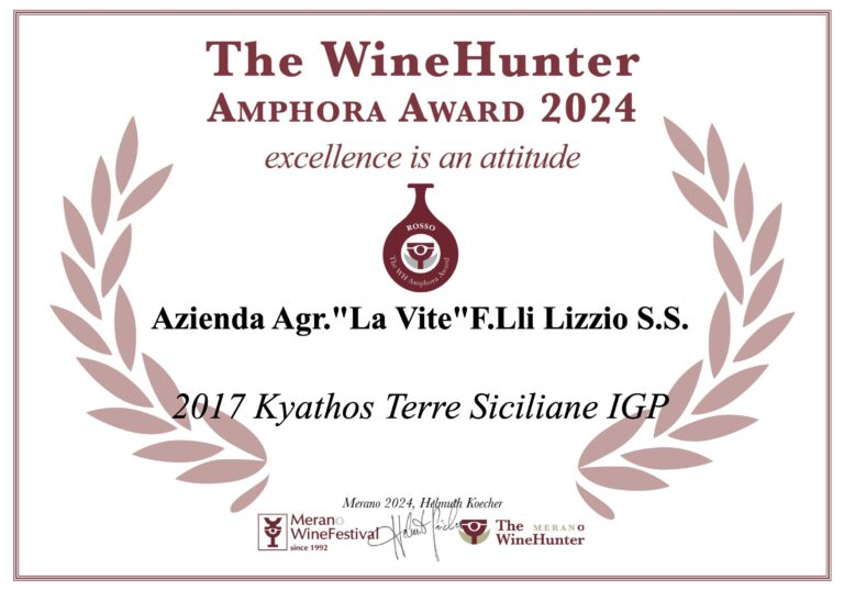 Amphora Award Kyathos Terre Siciliane IGP